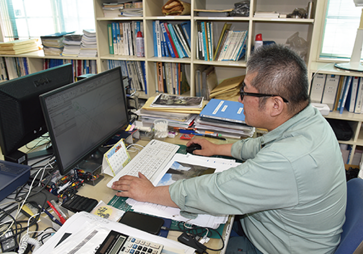 CADを使用しての設計業務