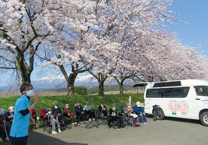 花見ドライブなど年間を通じて様々なイベントを開催