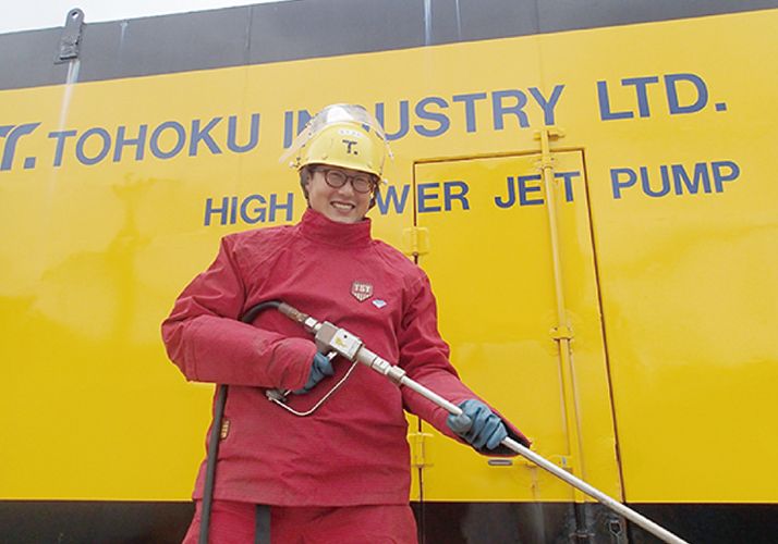 安全作業でいつもニッコリ