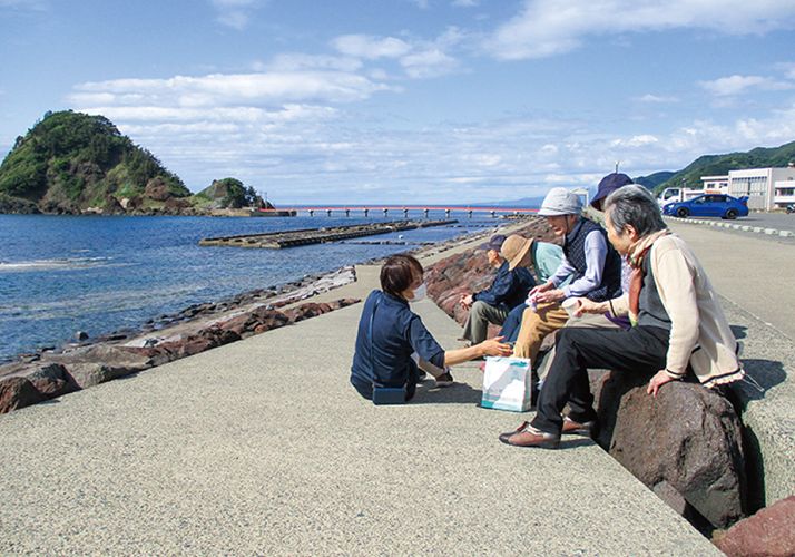 はもれびで由良海岸までドライブへ